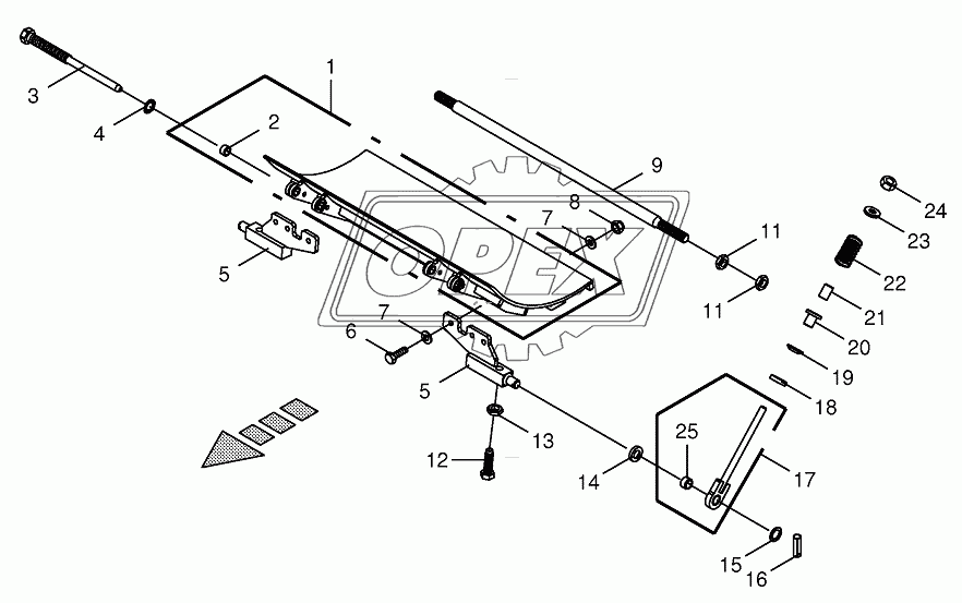 Drum base-spring-mounted 2