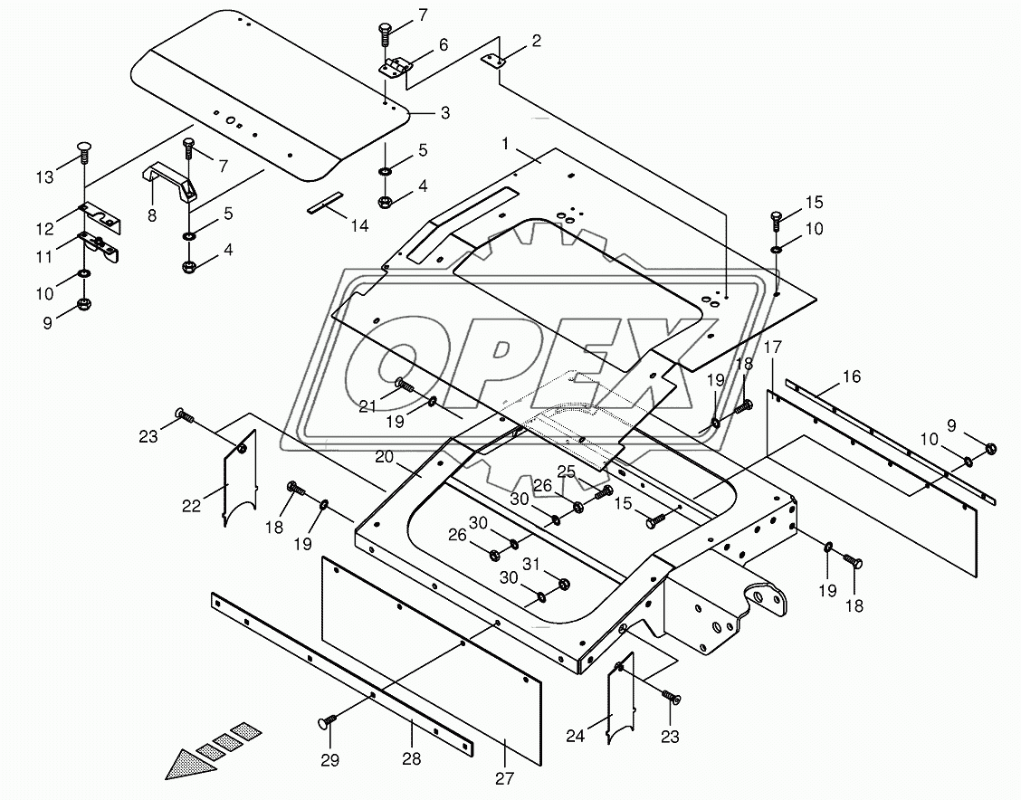 Cover-Feeder Housing