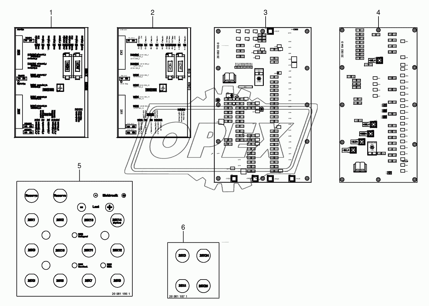 Label - Circuit board 853001 - 854000