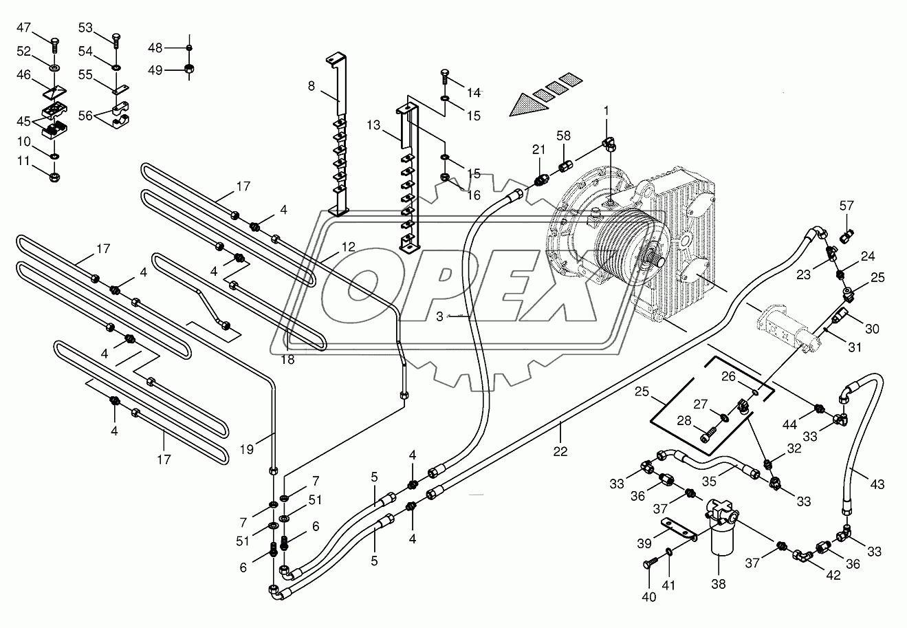 Gear oil cooler 833001-853000