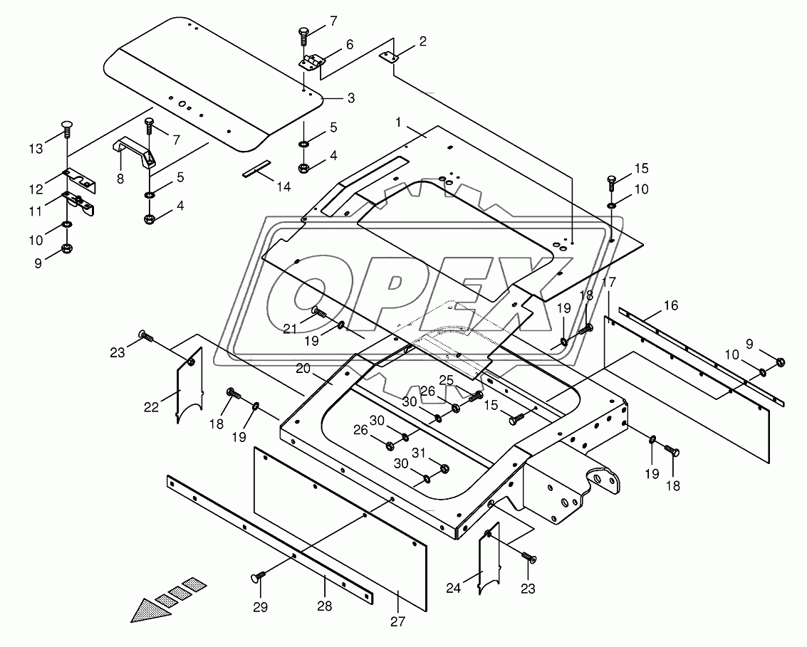 Cover-Feeder Housing