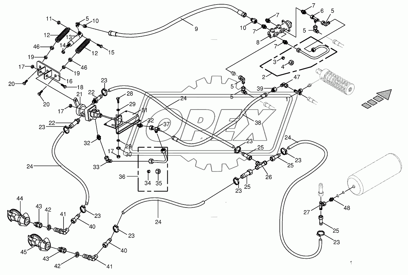 Additive connection for trailer