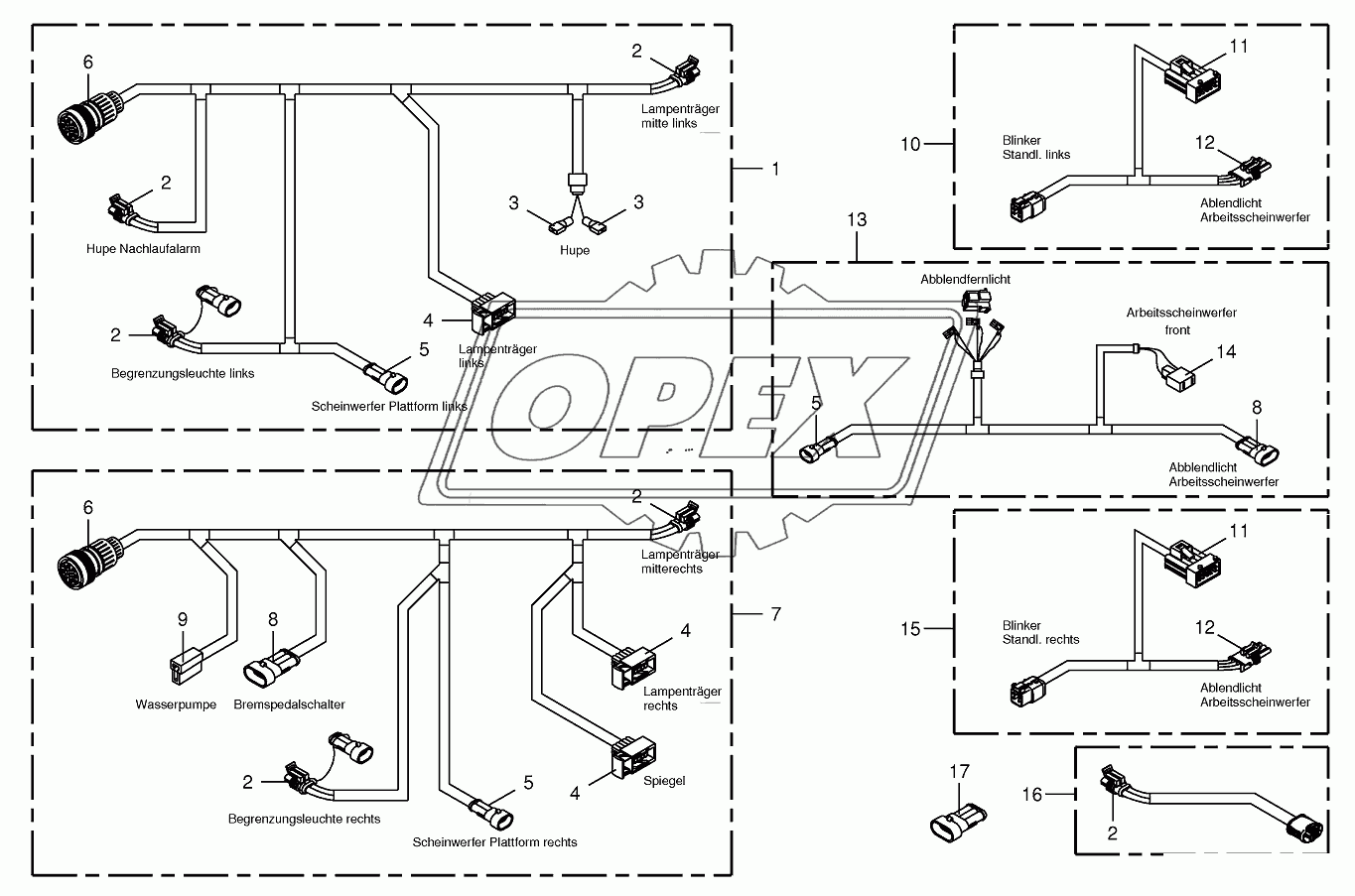 Wiring Harness-lighting-front