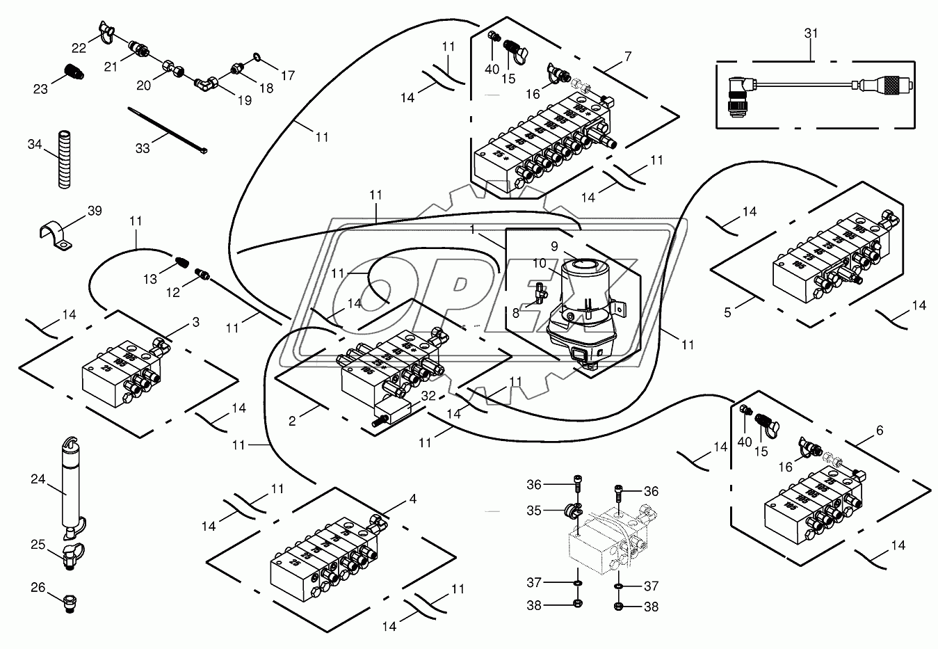 Central lubrication