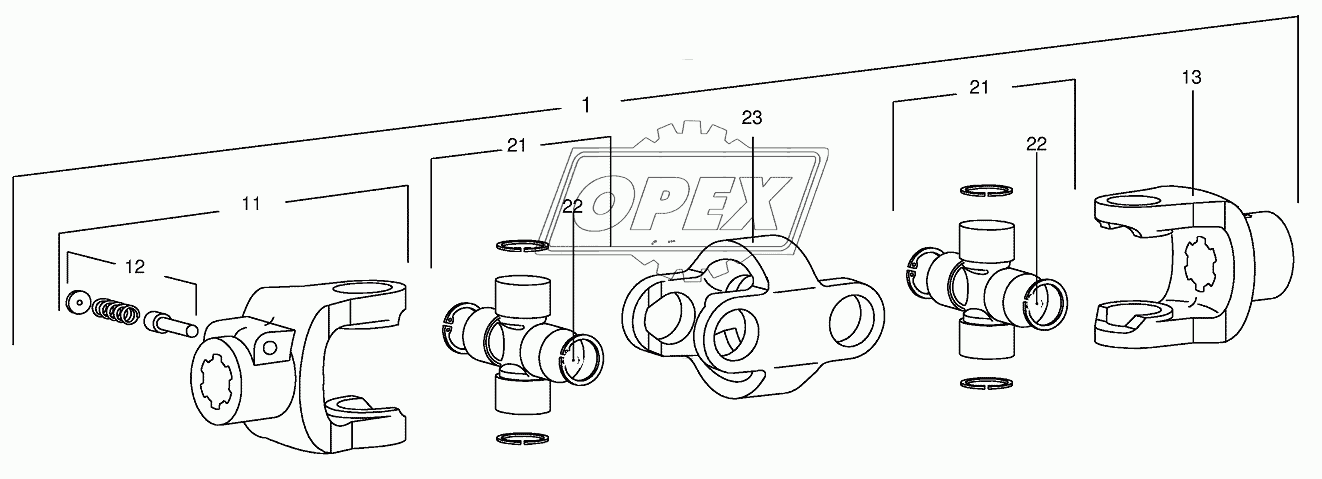 Double universal joint