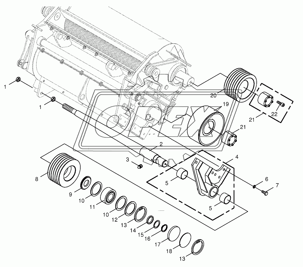 Pulley for changing directions