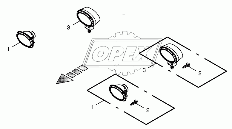 Headlight-left-hand driving