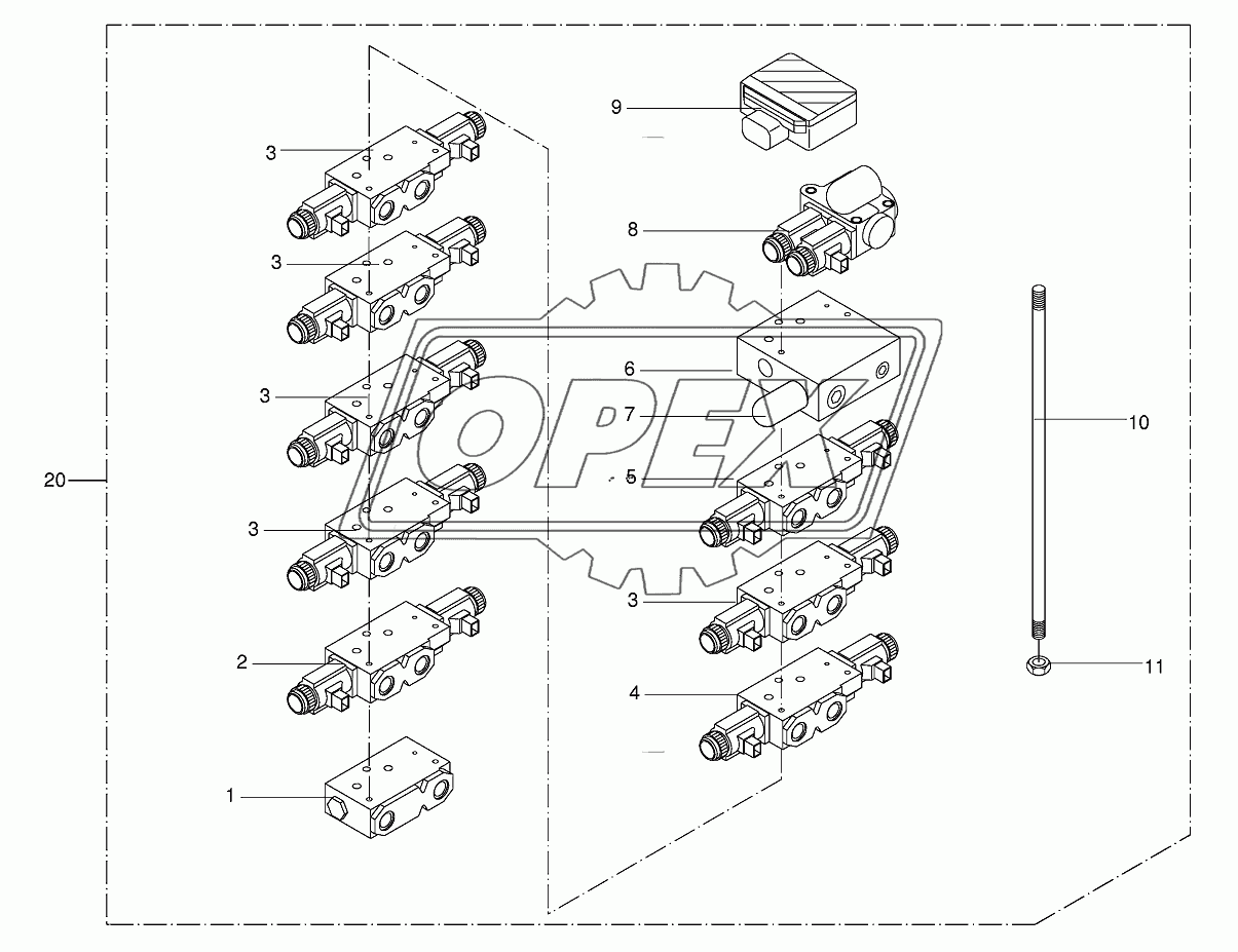 Diverter vave bloc 2