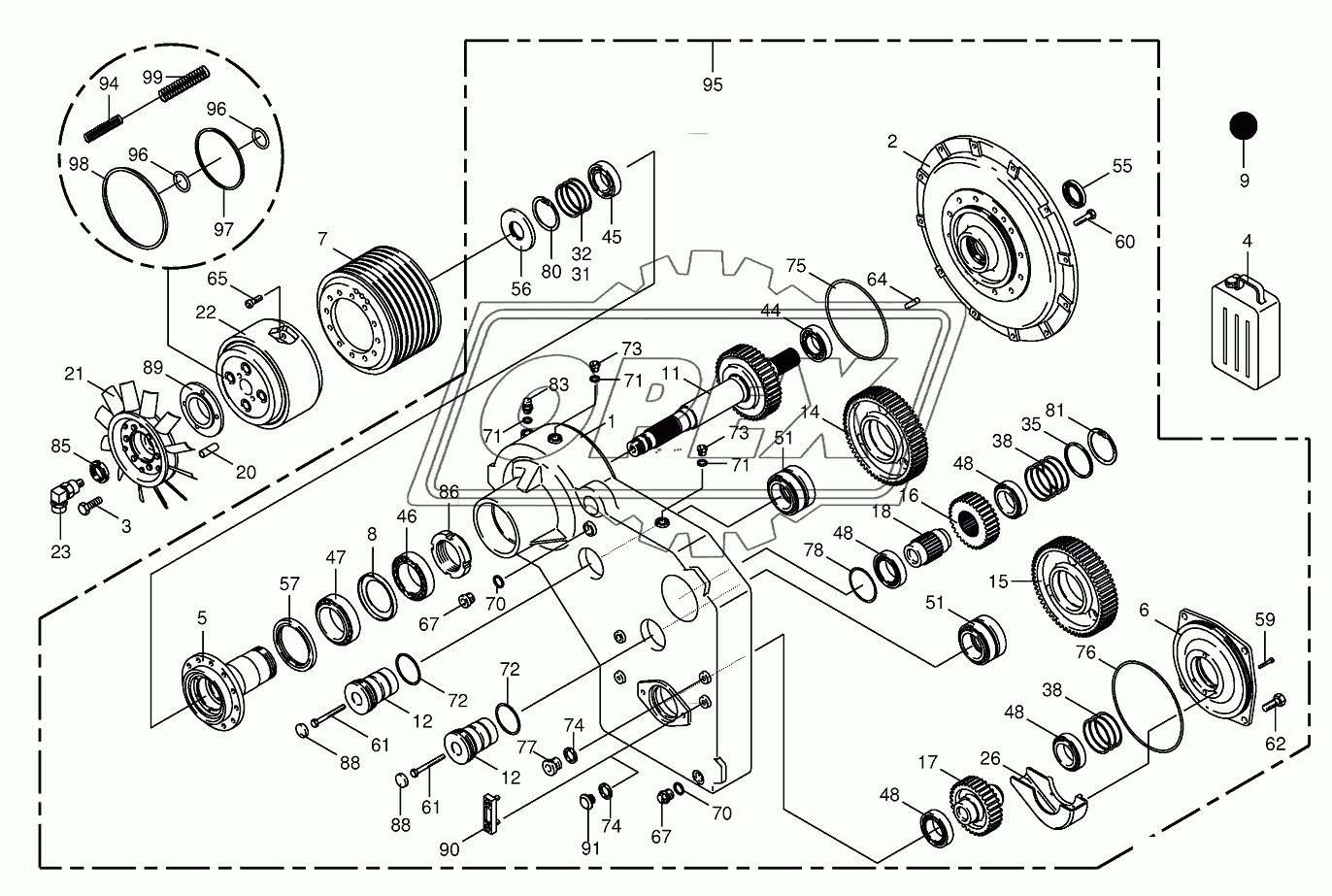 Motor output drive 1