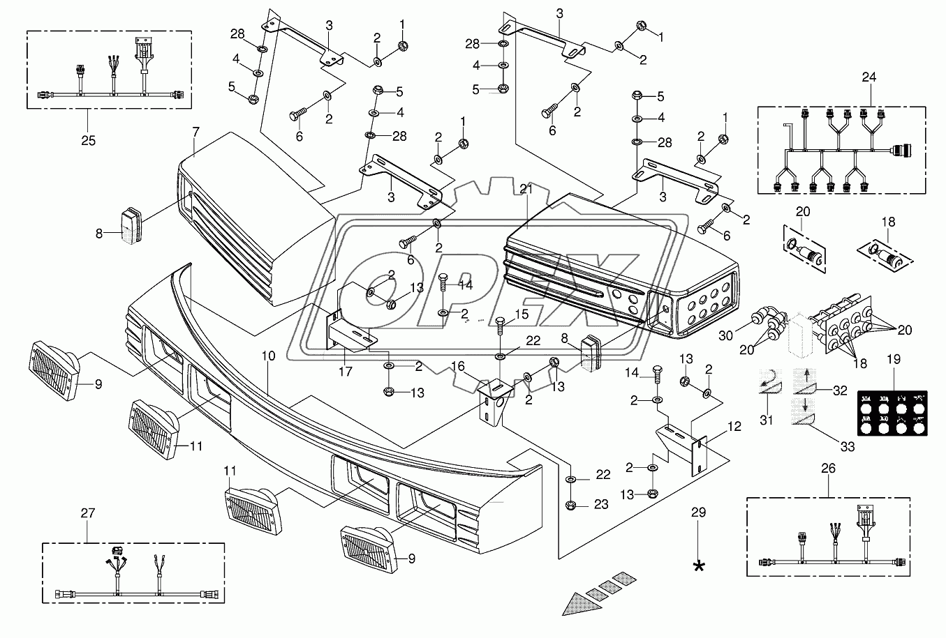 Front panel/Headlight