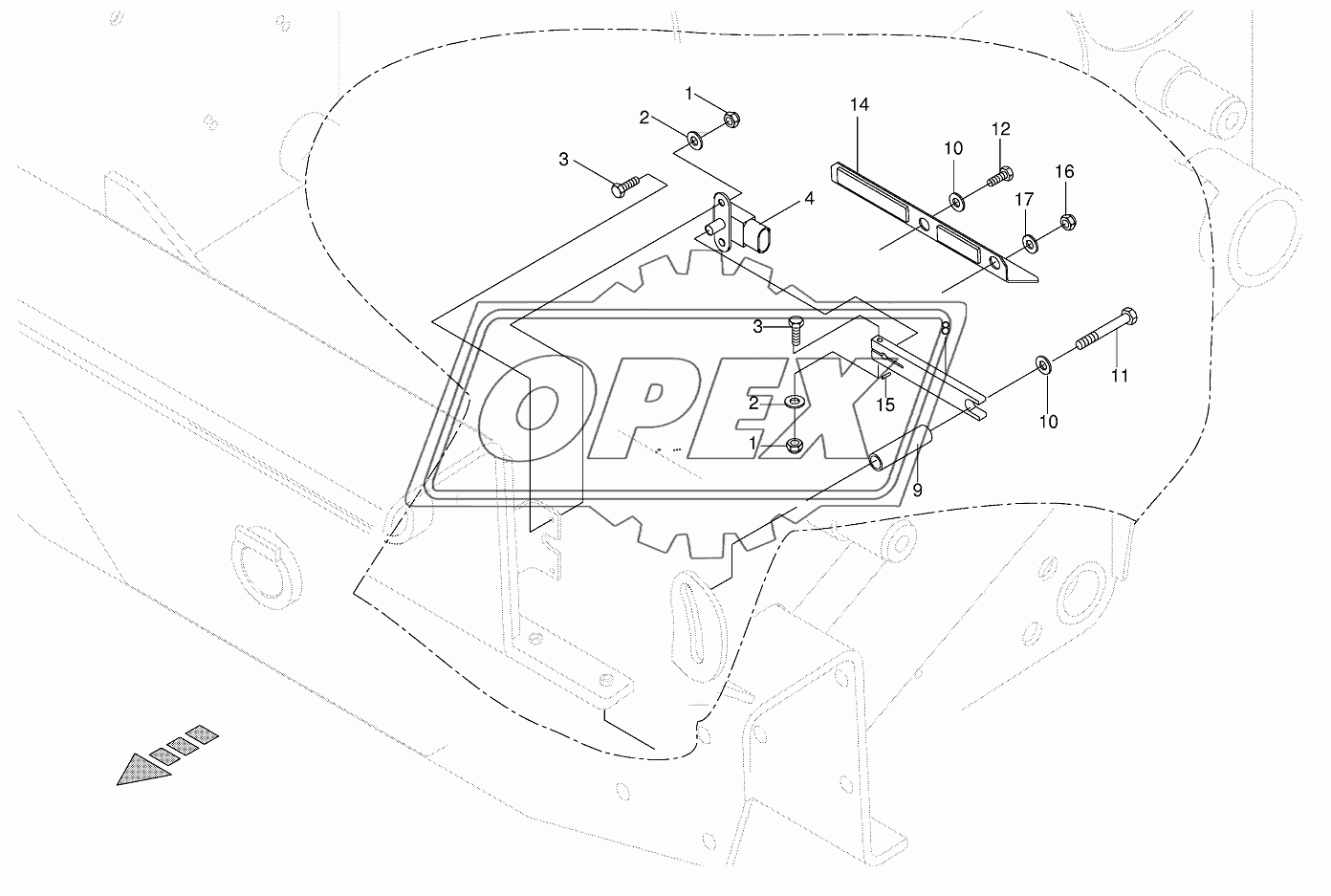 Angle sensor-Pivoting frame