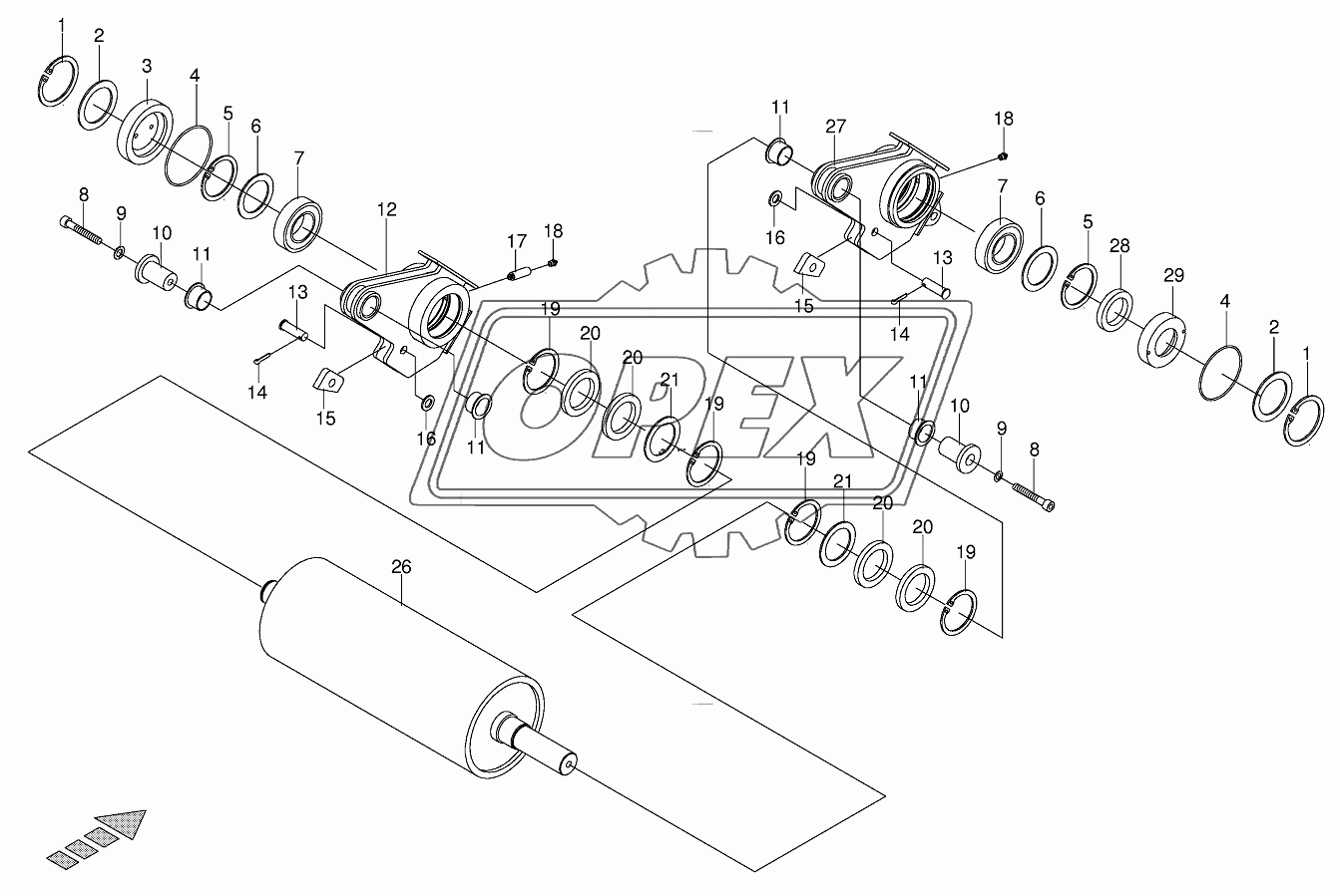 Roller front