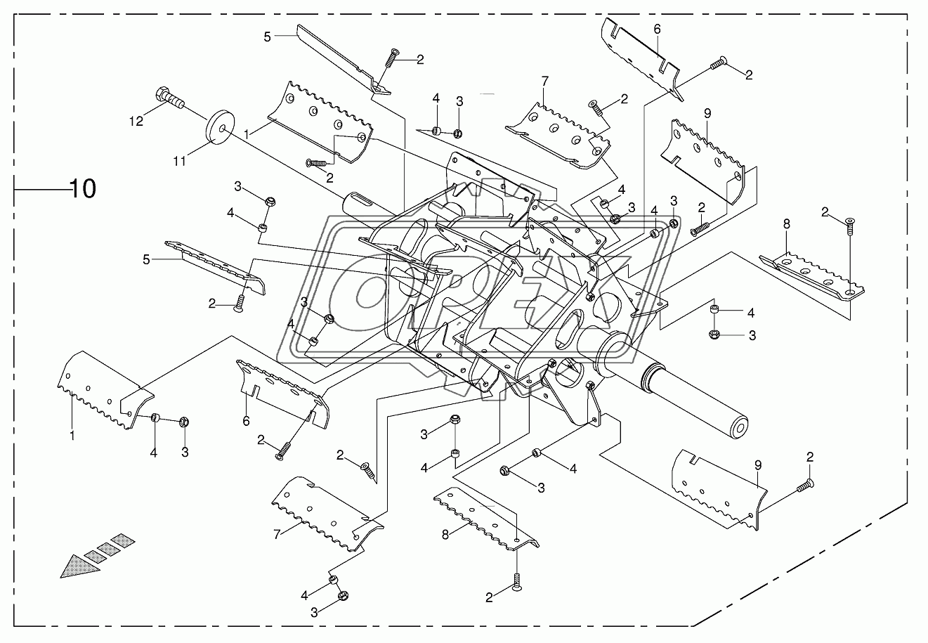 Discharge accelerator