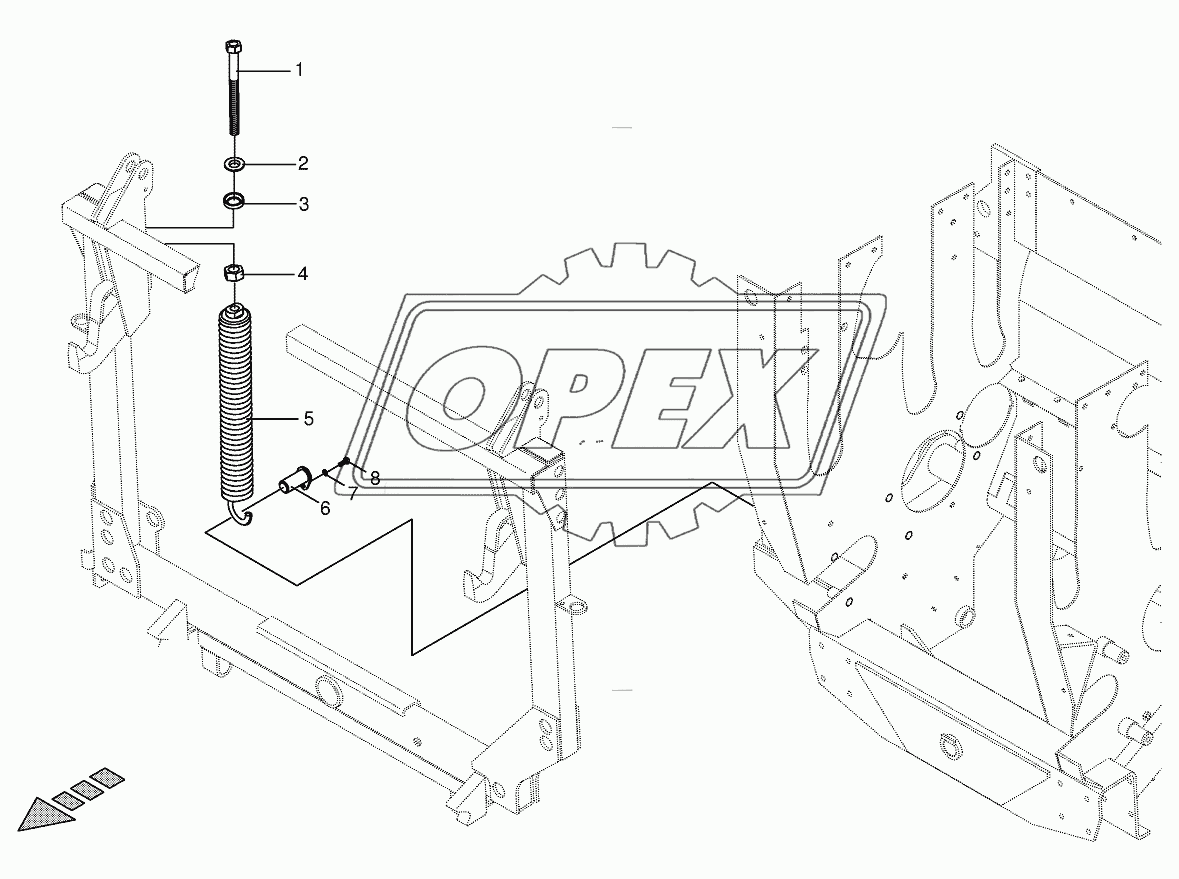 Lateral flotation system