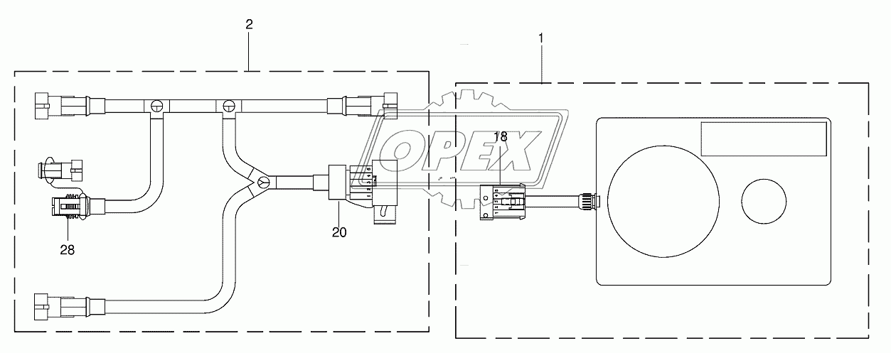 Backlash-alarm impeller fan