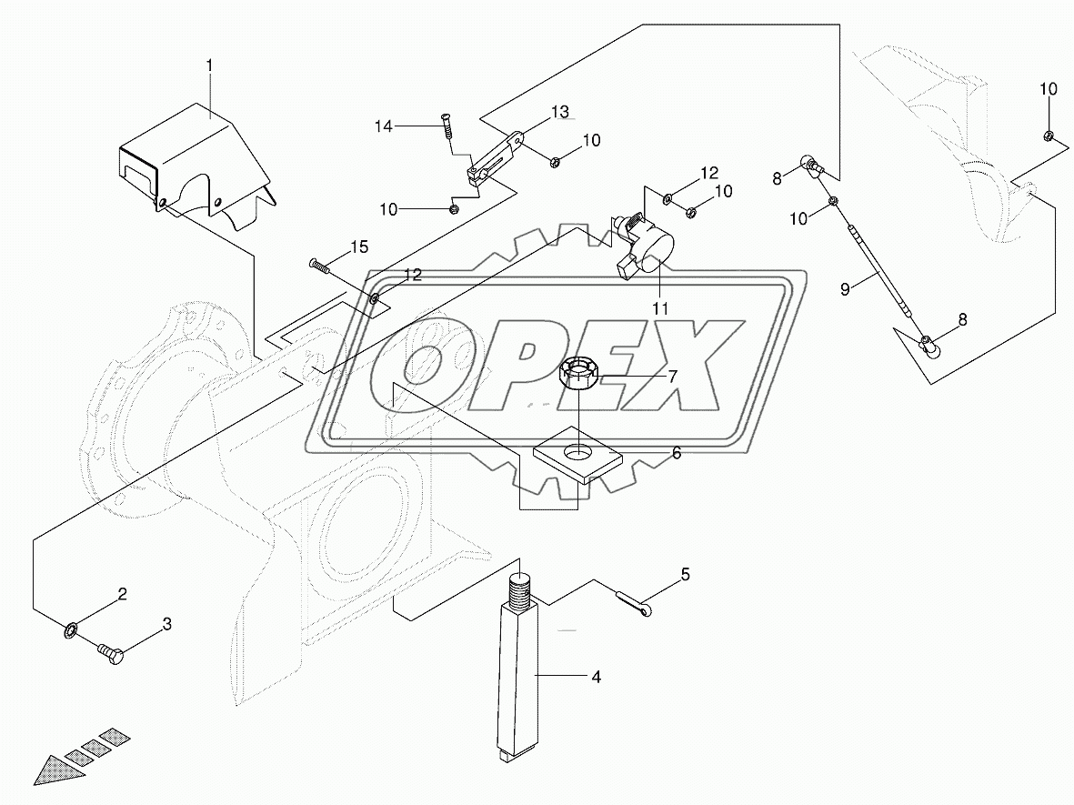 Angle sensor / securing key