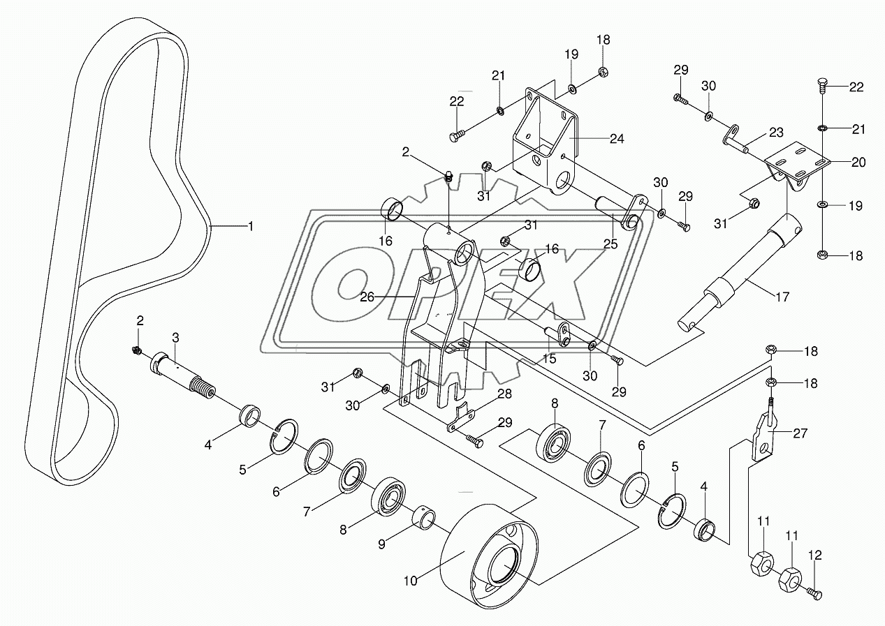 Cracker drive / tensioning device