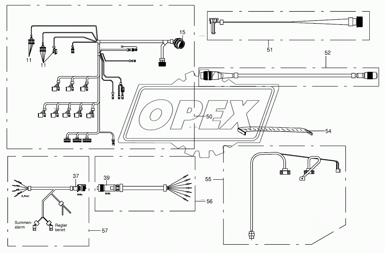 Control box - wiring loom