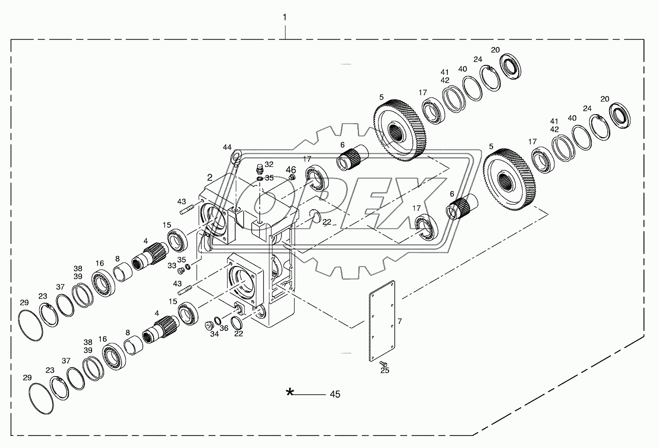 Auxiliary gearbox