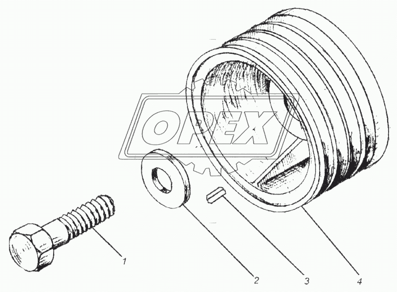 Шкивы двигателя (236-3СБ)
