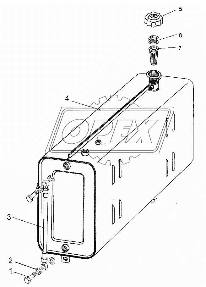 Бак топливный РО-221