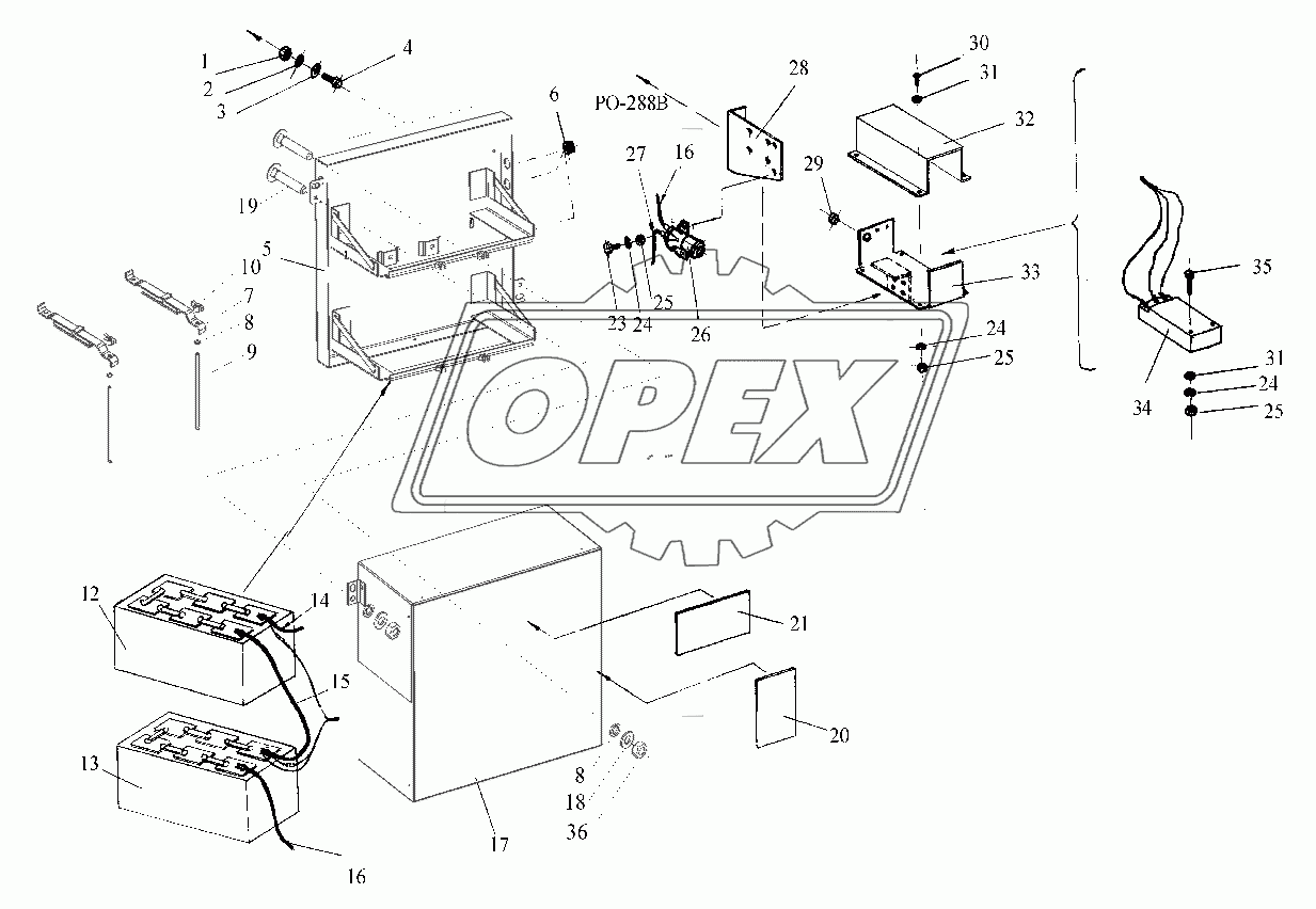 Блок аккумуляторных батарей Р7А