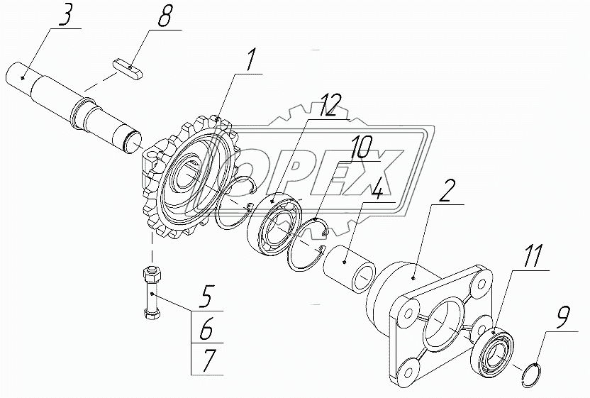 ЖКН 5-5-3-01 Контрпривод