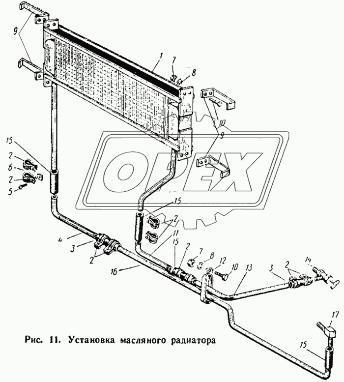 Установка масляного радиатора