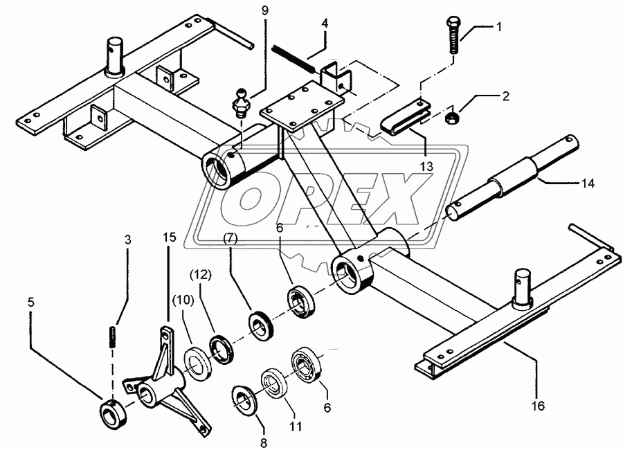 Basic frame Variopack 110 DP-90