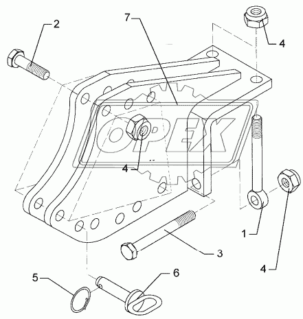 Wheel bracket 70x30 Smaragd 9 Gigant