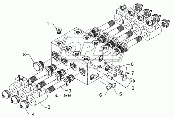 Seat valve SVH04M878SA-OM14G12