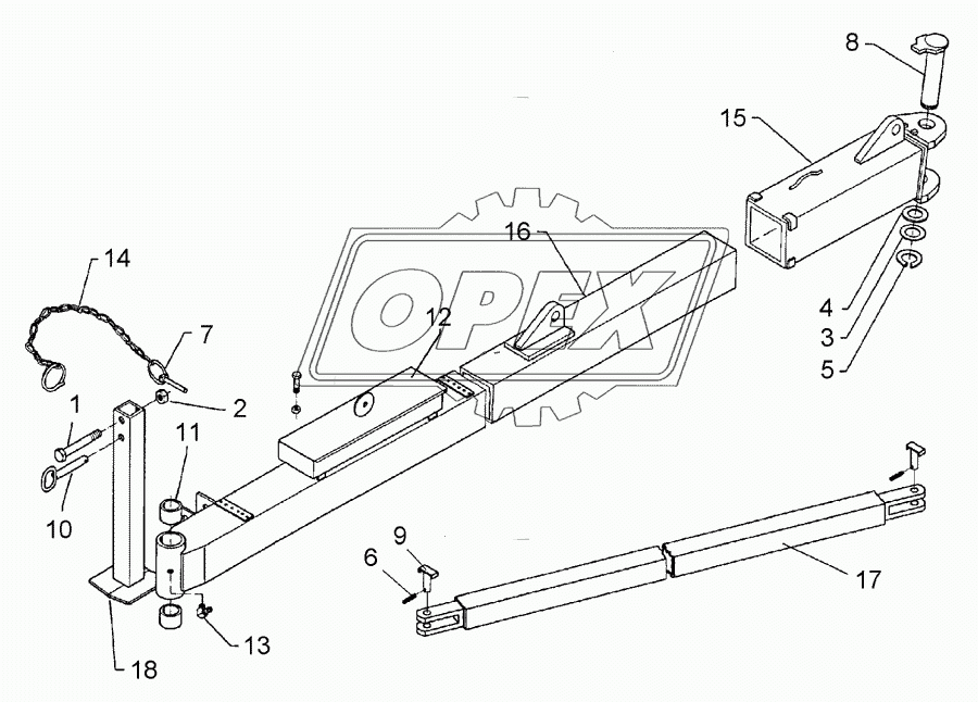 Stabilizer 6-100 ED8 2870mm