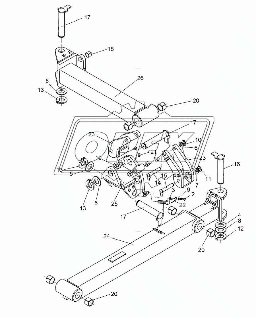 Turnover mechanism D50x200 ED8