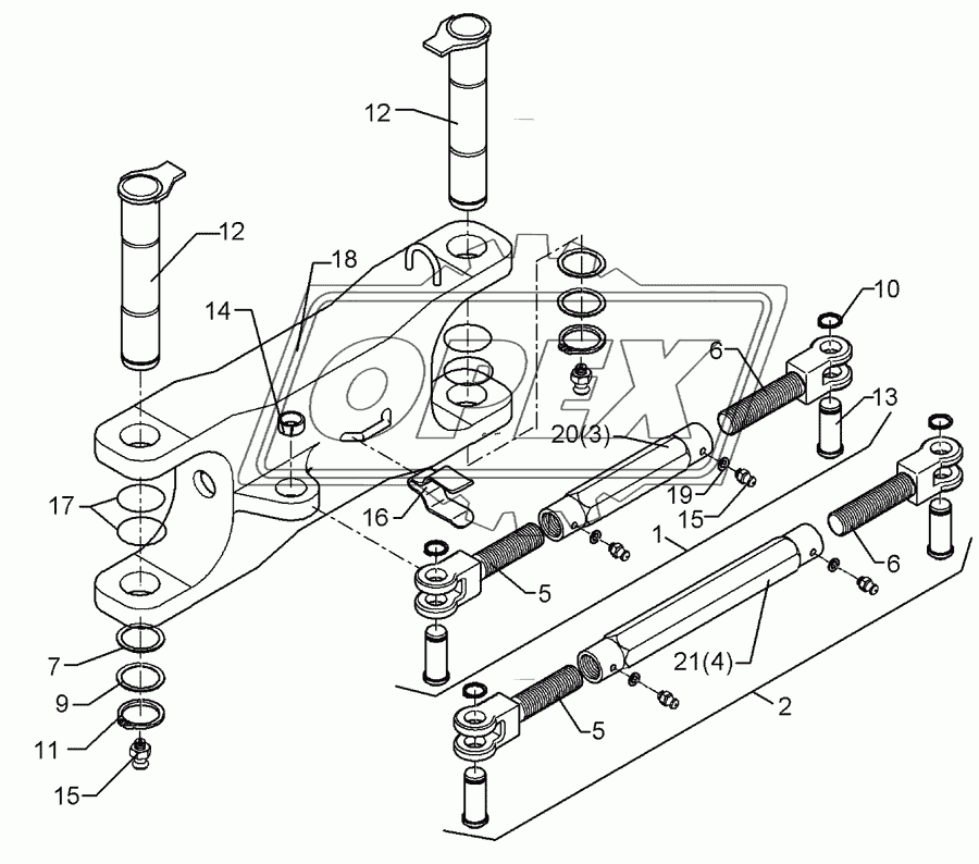 Adjustment centre E-45/550