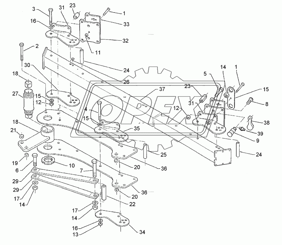 Basic frame E7X-120-3-900