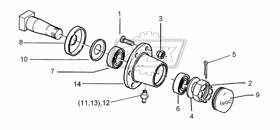 Bearing 5/93,5/140 M14 50x50