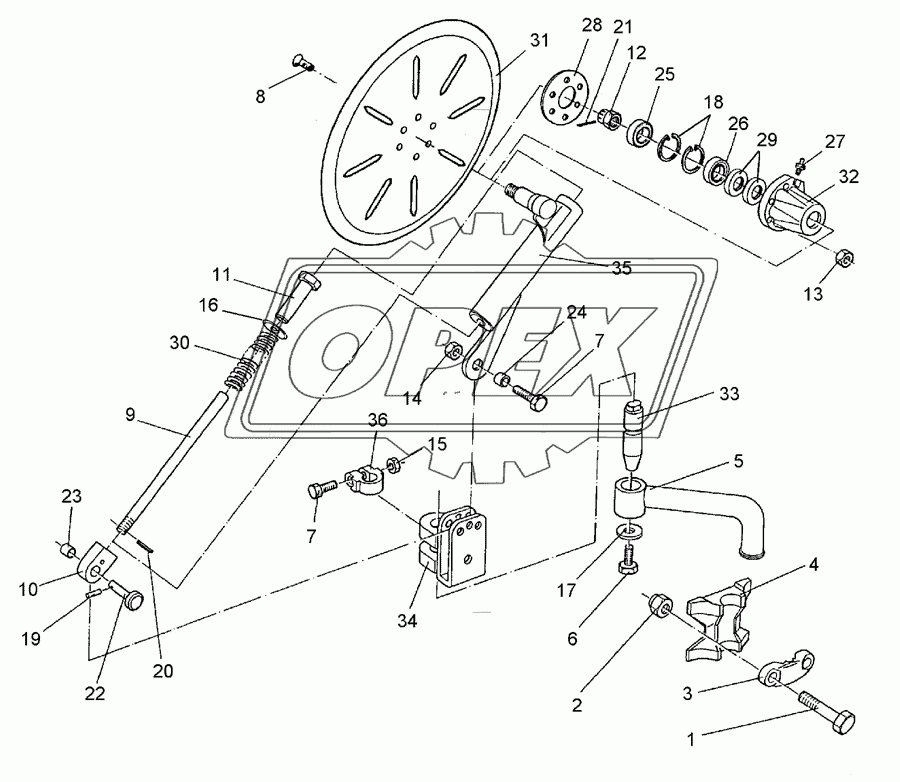 Trip disc-coulter X140-X160 LI 500 G