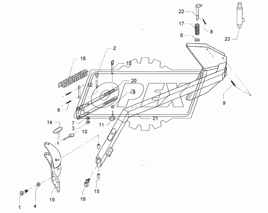 Attachment arm EurOpal 7