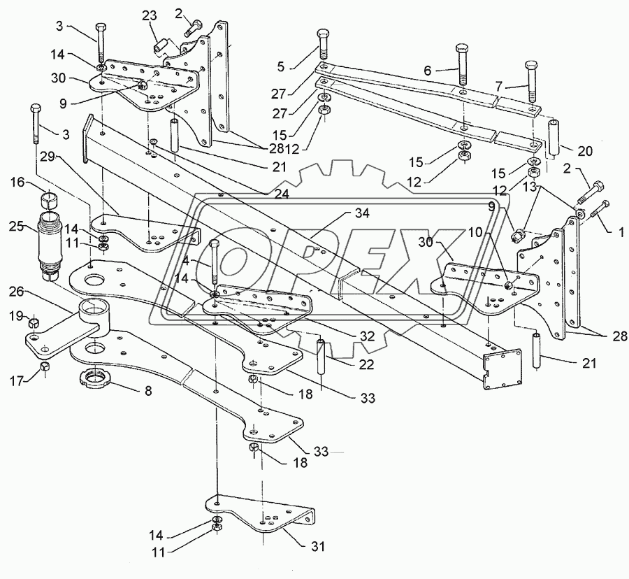 Basic frame E8-140-6-900