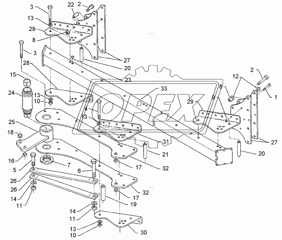 Basic frame E8-140-5-1000