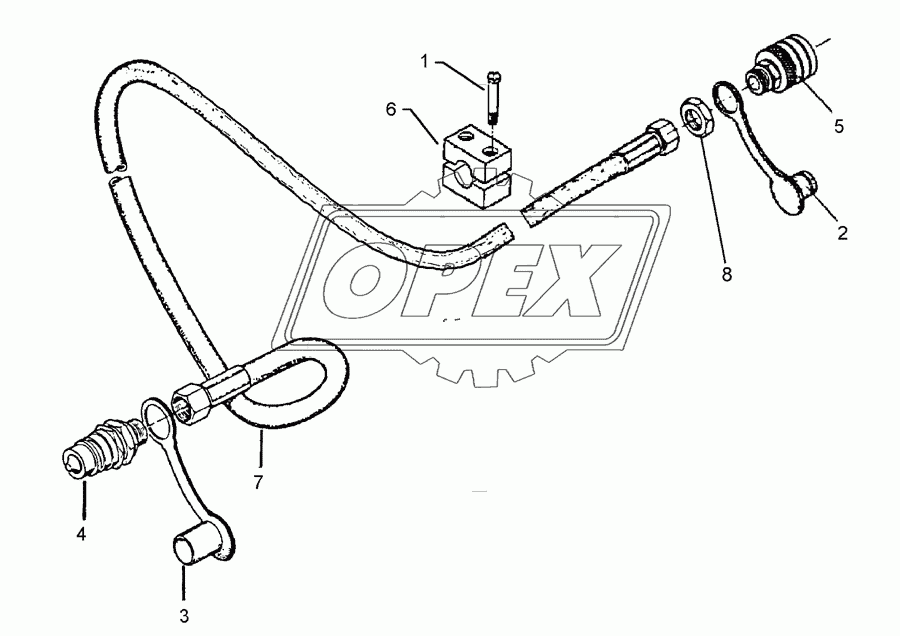 HY-assembly attachment arm PA-E1-D