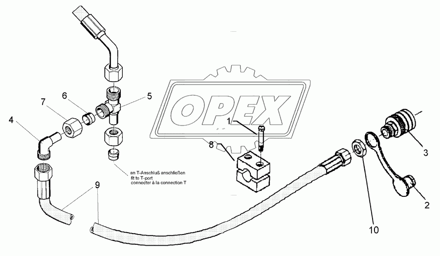 HY-assembly attachment arm PA-E1-K