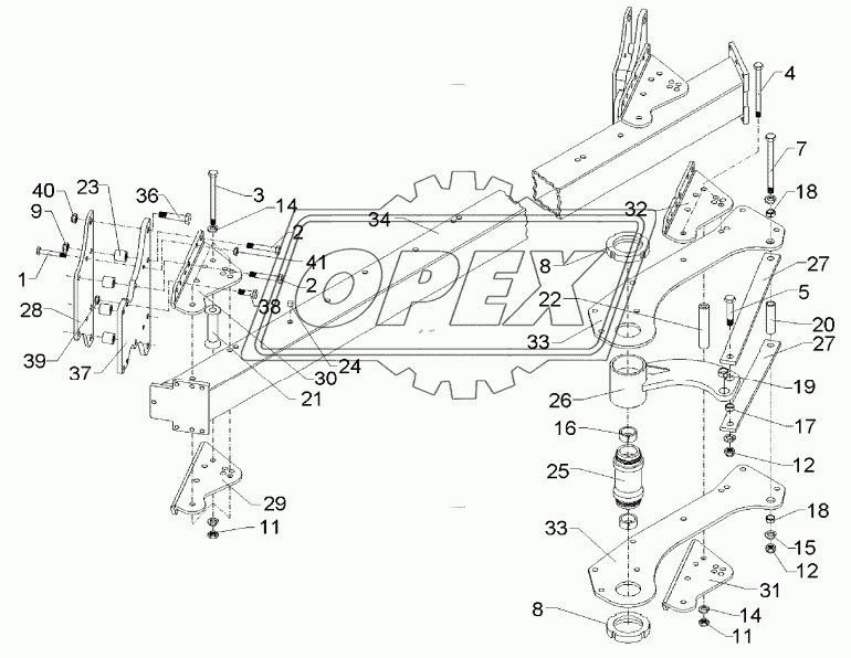 Basic frame E9-160-4-1200