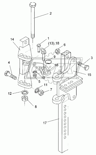 Skim stalk EV-260/179 50x30 H800