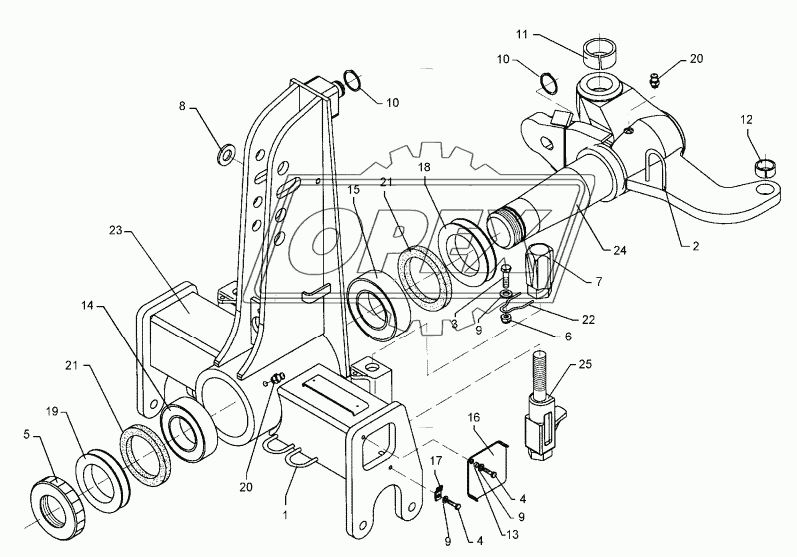 Turnover mechanism E120-OF