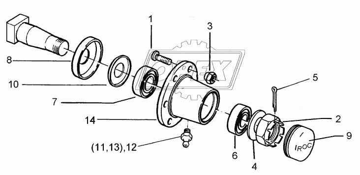 Bearing 5/93,5/140 M14 50x50