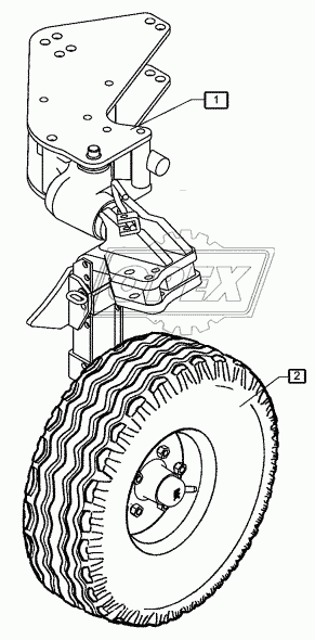 Uni-wheel E9 10.0/75-15.3