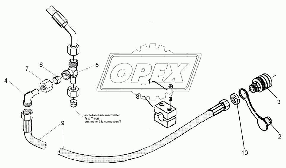 HY-assembly attachment arm PA-E1-K