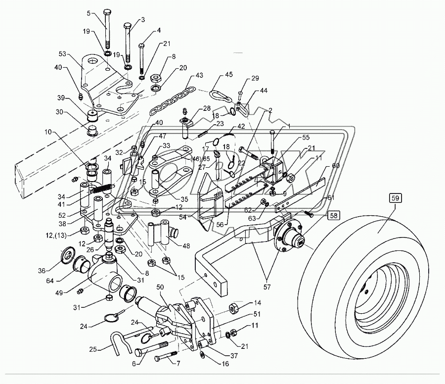 Uni-wheel	VE9 10.0/75-15,3