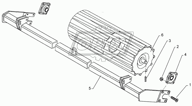 Tube bar roller RSW D540-2.00